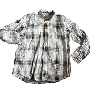 Tommy Bahama Men’s Oxford XL Long Sleeve Shirt Single Stitch Y2K Plaid Preppy